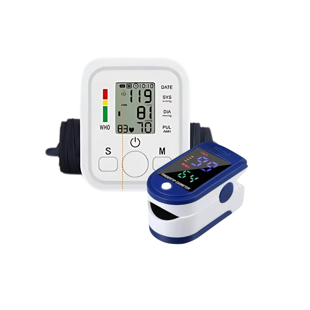 Controla tu presión al instante y sin salir de casa - Incluye oxímetro de regalo!