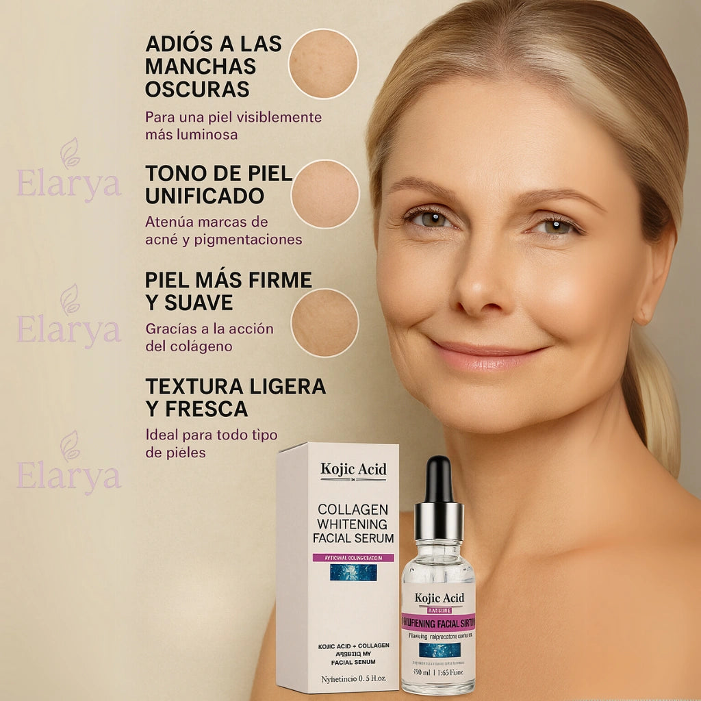 Sérum facial con Ácido Kójico + Colágeno