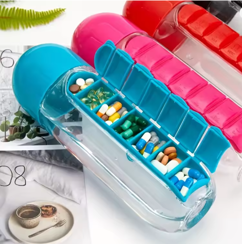 Nunca más olvides tomar tus pastillas, ni mantenerte hidratado/a