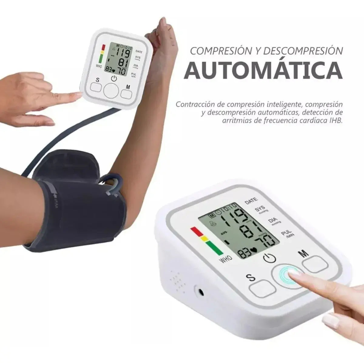 Controla tu presión al instante y sin salir de casa - Incluye oxímetro de regalo!